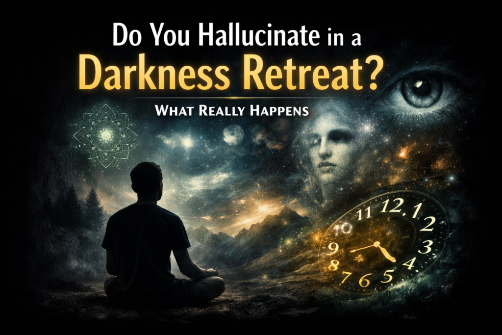 darkness retreat hallucinations