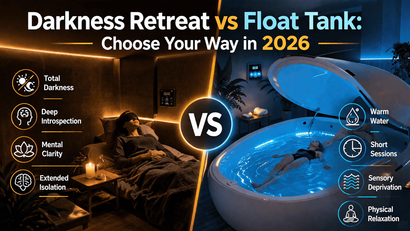 Darkness Retreat vs Float Tank