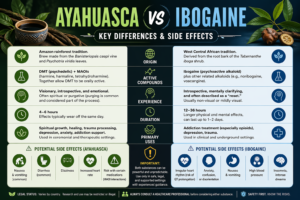 Ayahuasca vs Ibogaine