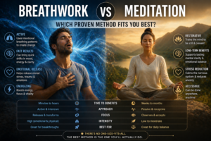 Breathwork vs Meditation