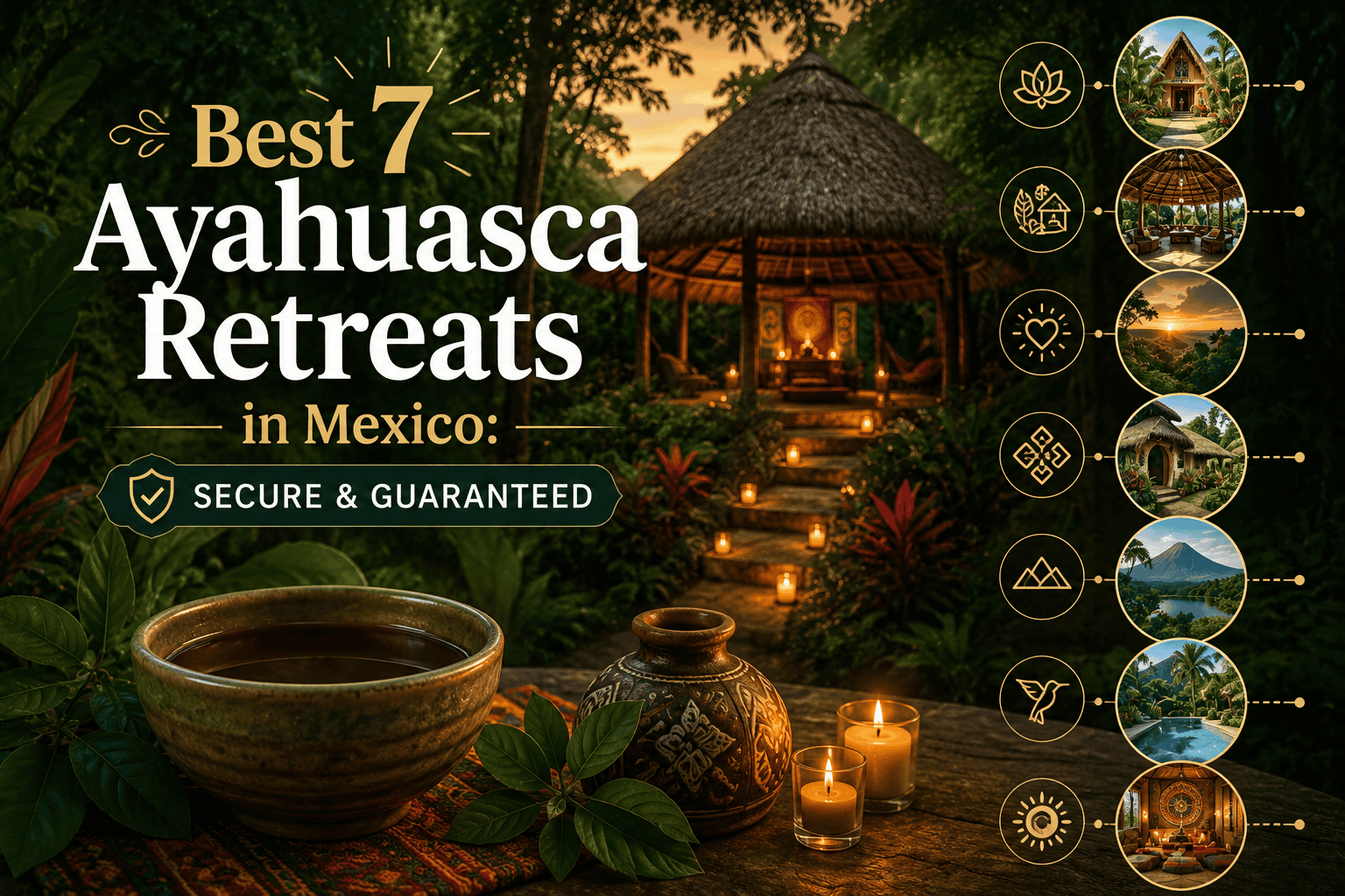 Best 7 Ayahuasca Retreats in Mexico: Secure & Guaranteed