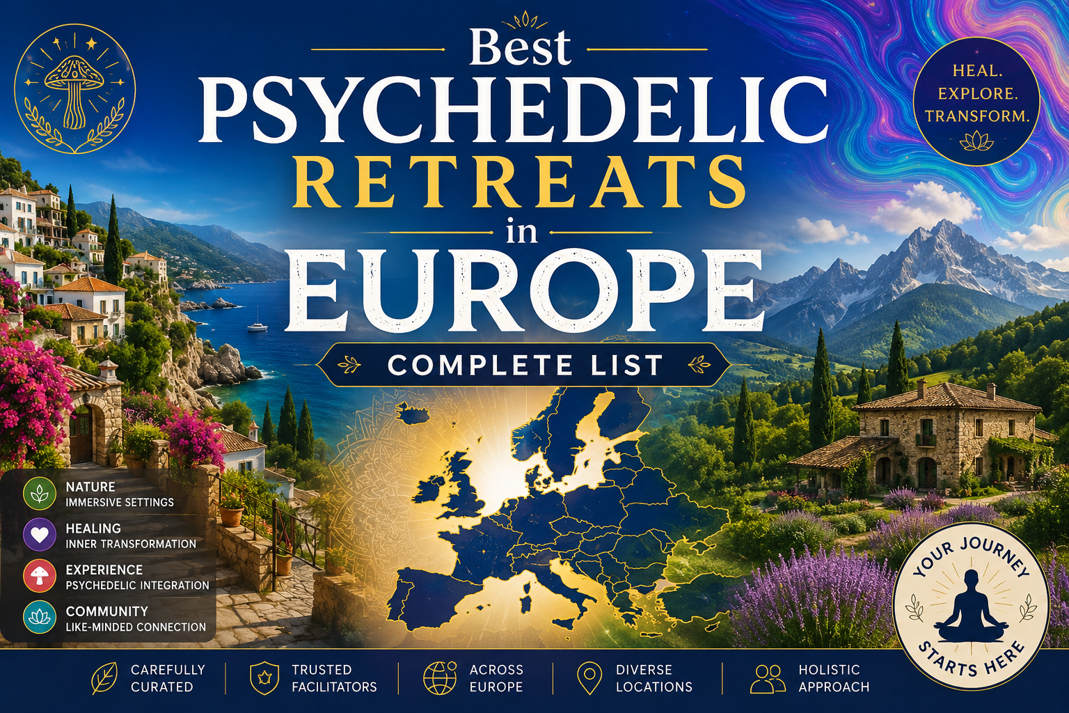 Best Psychedelic Retreats in Europe: Complete List (2026)